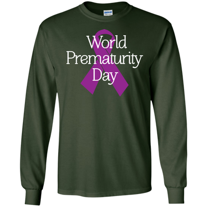Cancer Awareness T-shirt World Prematurity Day T-shirt Forest Green