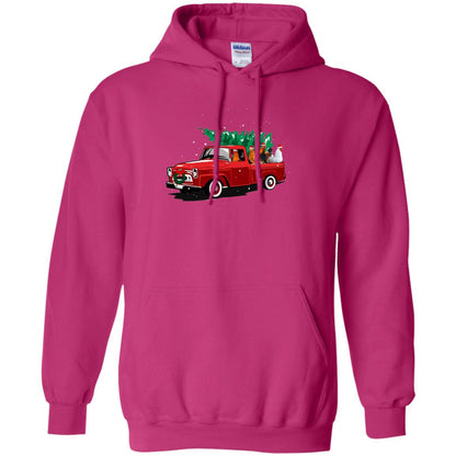 Chickens On Car Merry Christmas Gift Shirt For Mens Womens Heliconia