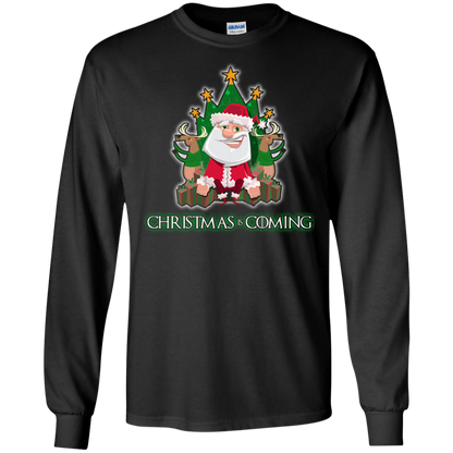 Christmas Is Coming T-shirt Black