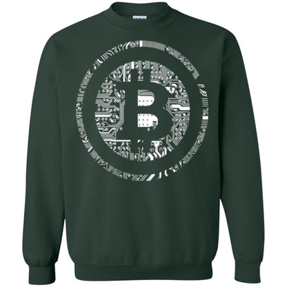 Crypto Currency Traders Bitcoin T-shirt Forest Green