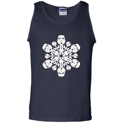 Film T-shirt Star Wars Stormtrooper Christmas Snowflake Graphic Navy