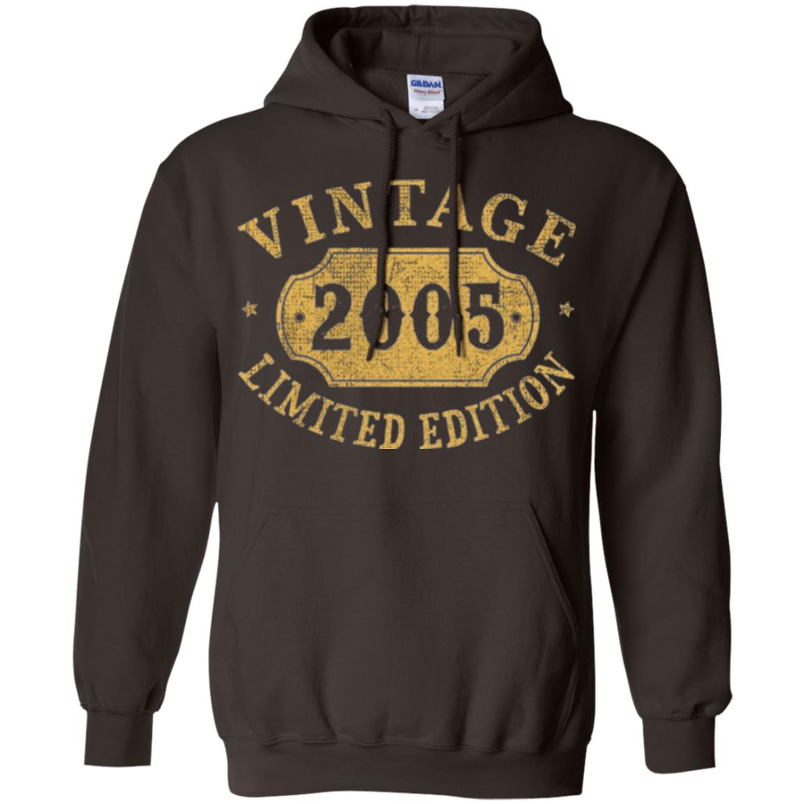 Brithday T-shirt Vintage 2005 Limited Edition Dark Chocolate