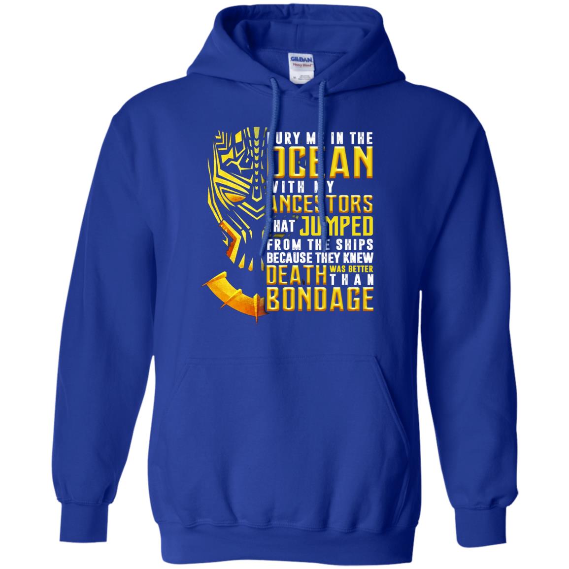 Bury Me In The Ocean With My Ancestors That Jumped Movie Lover T-shirt Royal