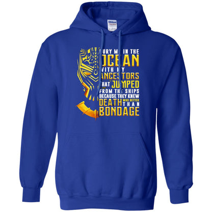 Bury Me In The Ocean With My Ancestors That Jumped Movie Lover T-shirt Royal