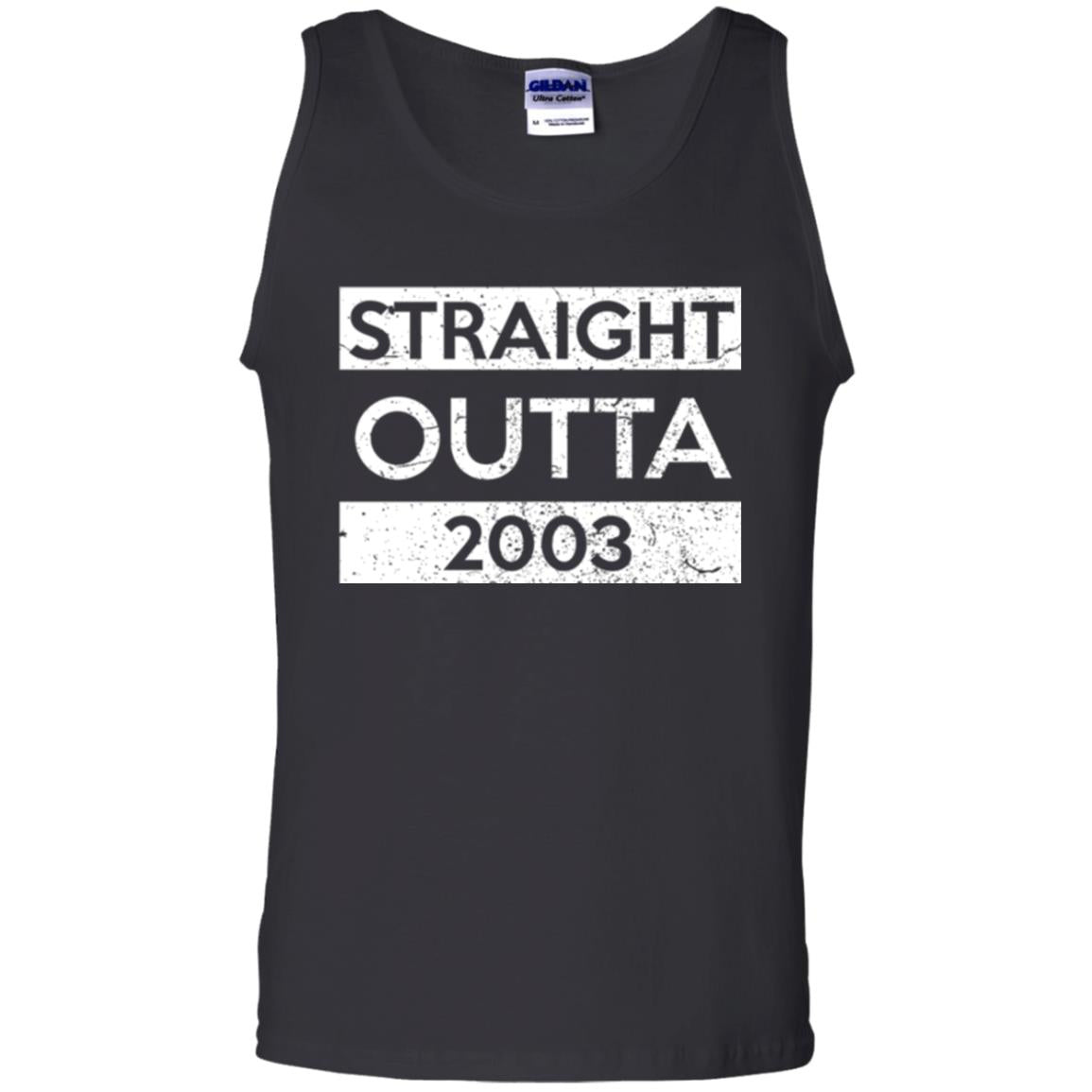 Brithday T-shirt Straight Outta 2003 Black