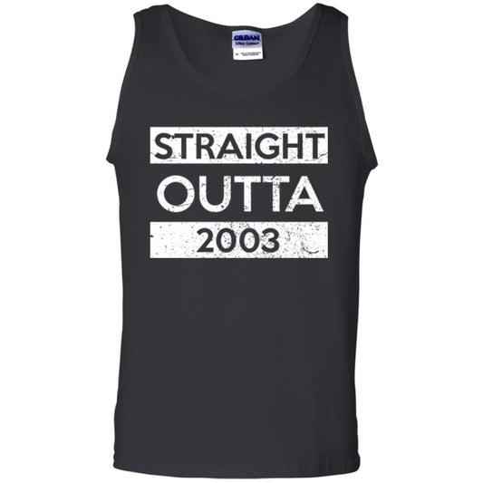 Brithday T-shirt Straight Outta 2003 Black