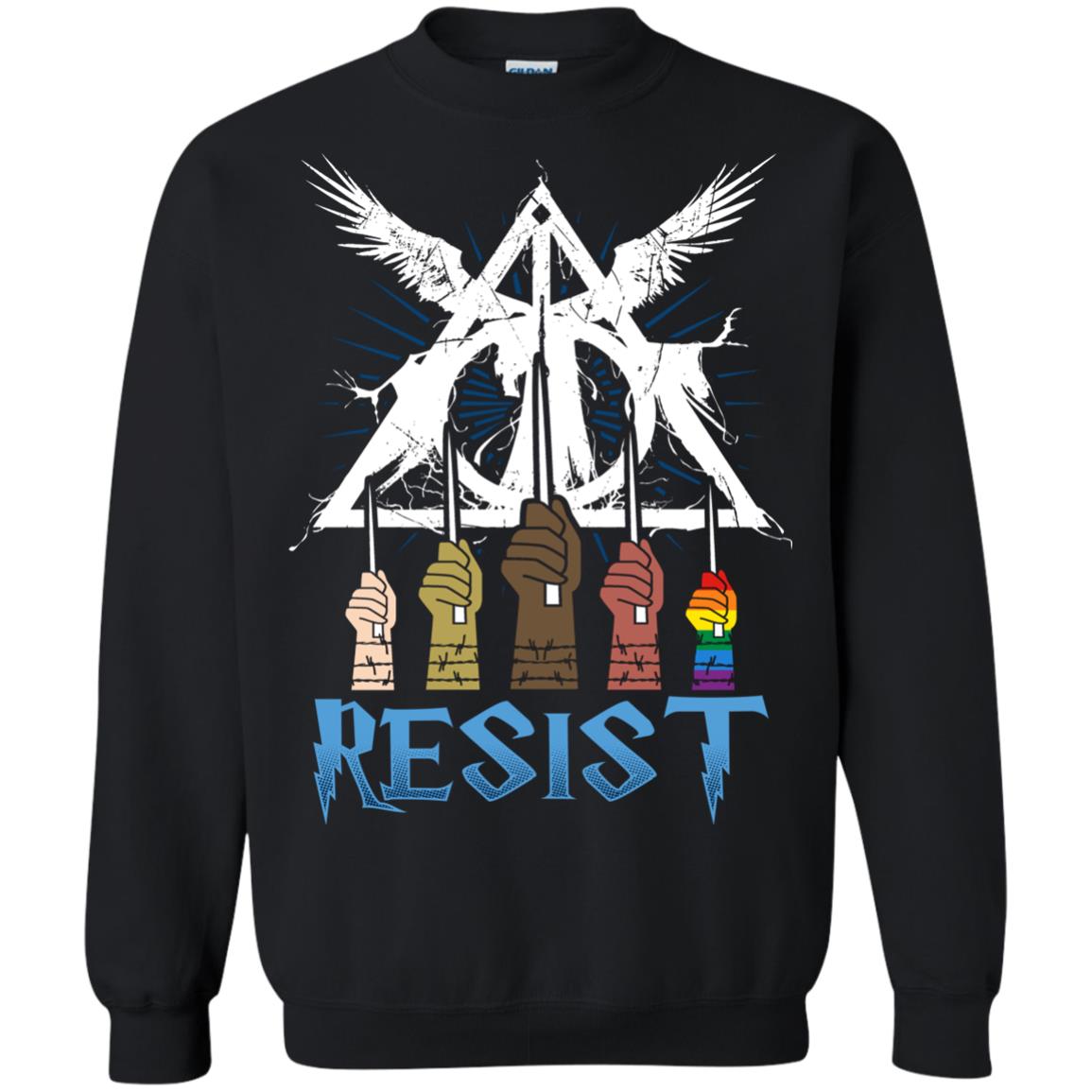 Resist Harry Potter Fan T-shirt Black