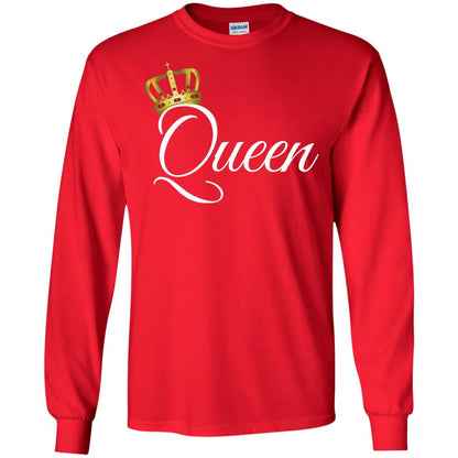 King And Queen T-shirt Matching Couple Outfits Red