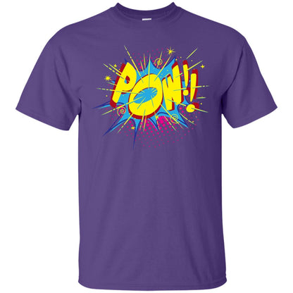 Pow Comic Sound Effect Shirt Purple