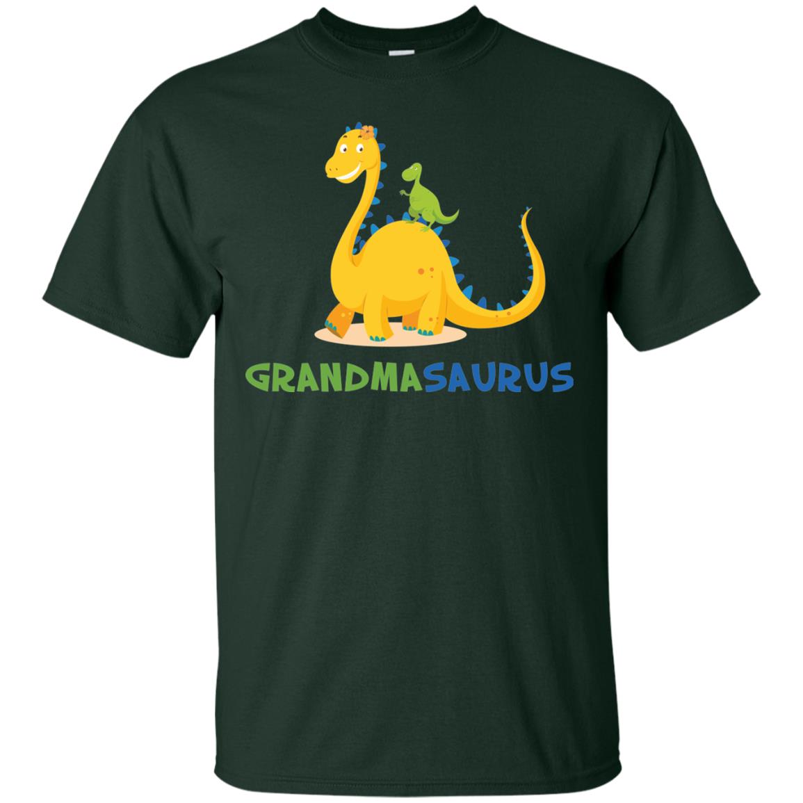 Grandmasaurus Grandmom Grandma Shirt Forest