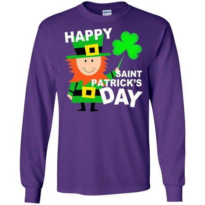 Teacher T-shirt St. Patrick's Day Purple