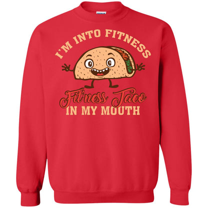 I’m Into Fitness Fit’ness Taco In My Mouth Taco Lover T-shirt Red