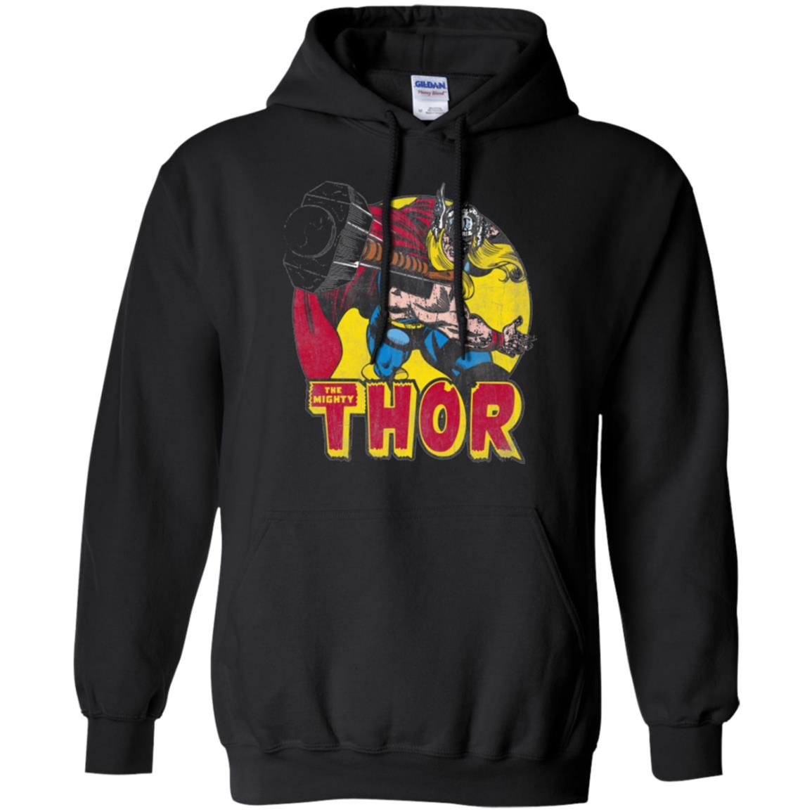 Comic Marvel T-shirt The Mighty Thor Black