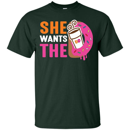 She Wants The D Dunking T-shirt Forest