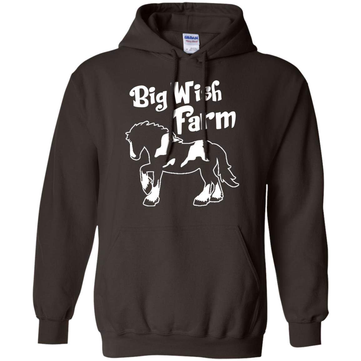 Big Wish Farm Horse Shirt Dark Chocolate
