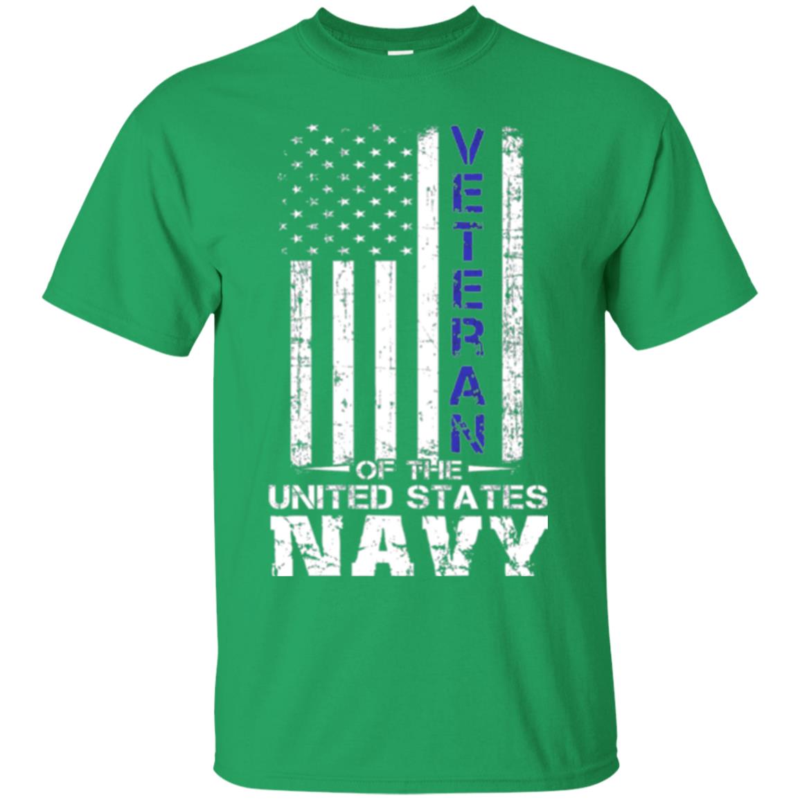 Us Navy Veteran T-shirt Irish Green