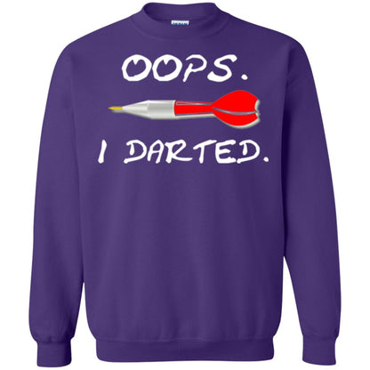 I Darted T Shirt - Dart Shirts Funny Oops T-shirt Purple