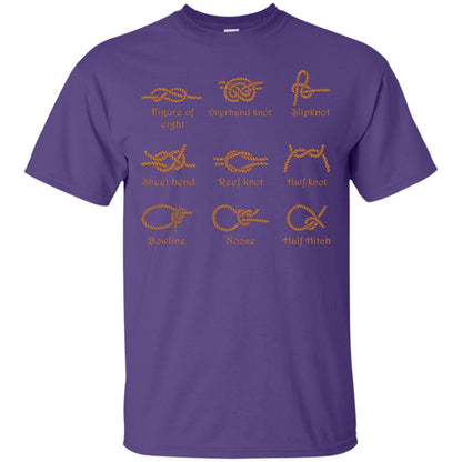 Nice-nautical Knots Types Shirt Purple