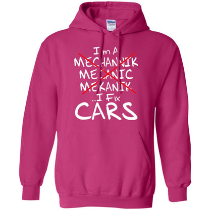 Mechanic T-shirt I Fix Cars Heliconia