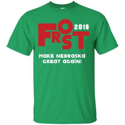 Frost 2018 Make Nebraska Great Again T-shirt Irish Green