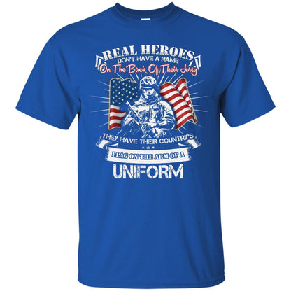 Real Heroes Dont Have A Name On The Back Of Their Jersey They Hev Their Country Flag On The Arm Of A Uniform Royal