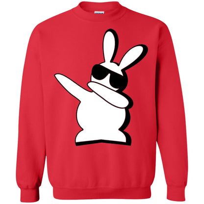 Dabbing Hip Hop Bunny Easter Shirt Red
