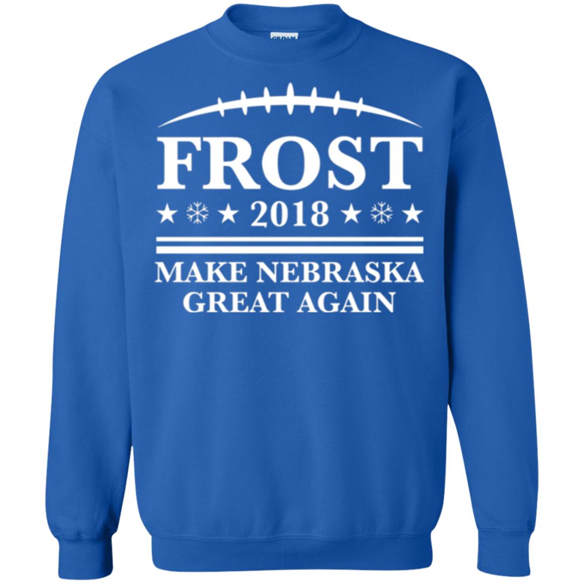Frost 2018 T-shirt Make Nebraska Great Again Royal