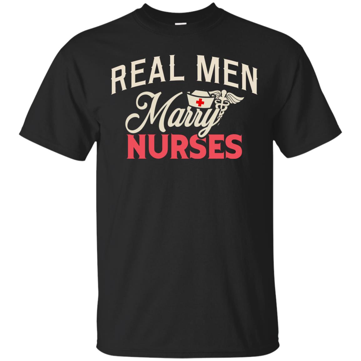 Real Men Marry Nurses Husband Of A Nurse Shirt Black