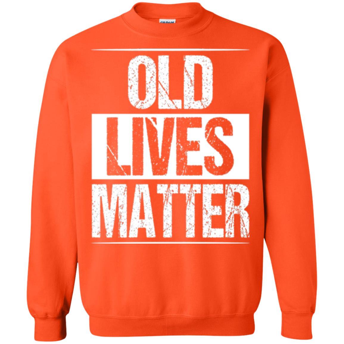 Elderly Seniors T-shirt Old Lives Matter T-shirt Orange