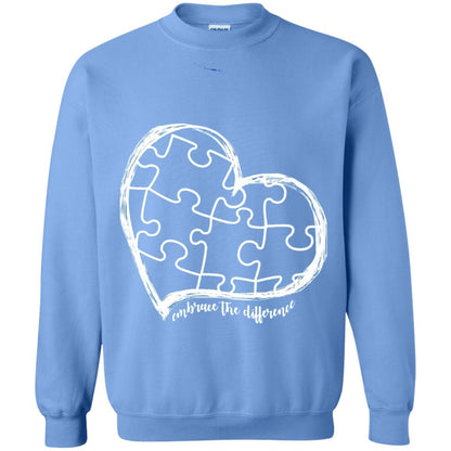 Autism Awareness Shirt Embrace Differences Carolina Blue