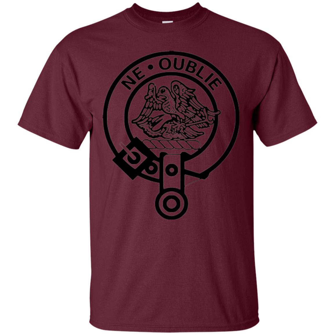 Clan Graham T-shirt Scotland Scottish Surname Maroon