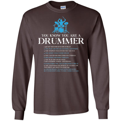 Drummer T-shirt You_re A Drummer Dark Chocolate