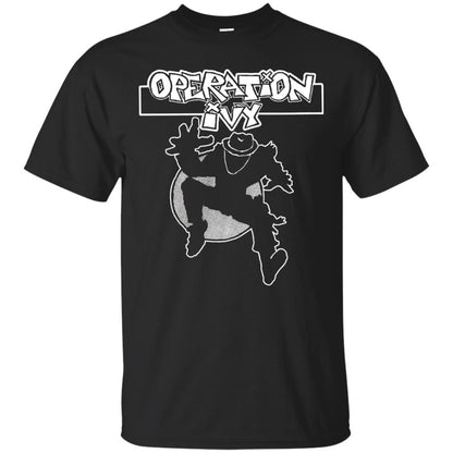 Operation Ivy Logo T-shirt Ska Man Guy Black