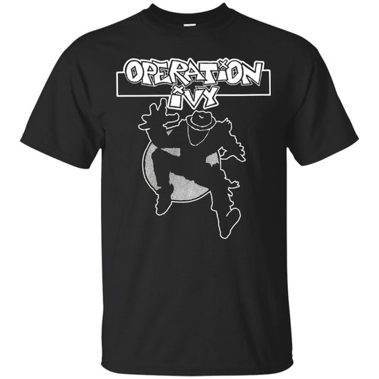 Operation Ivy Logo T-shirt Ska Man Guy Black