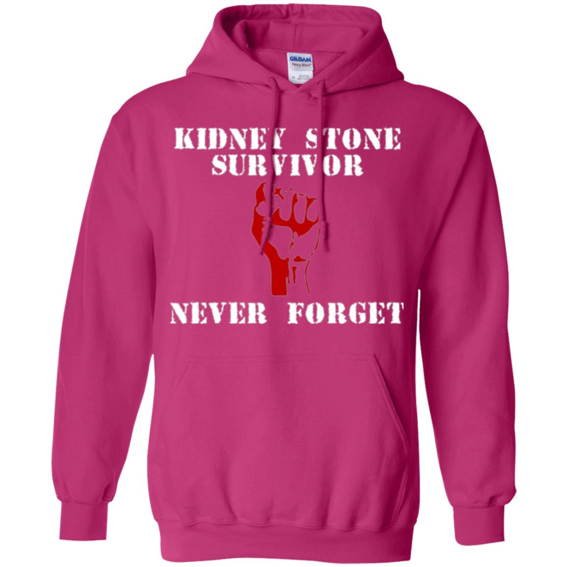 Kidney Stone Survivor Never Forget T-shirt Heliconia