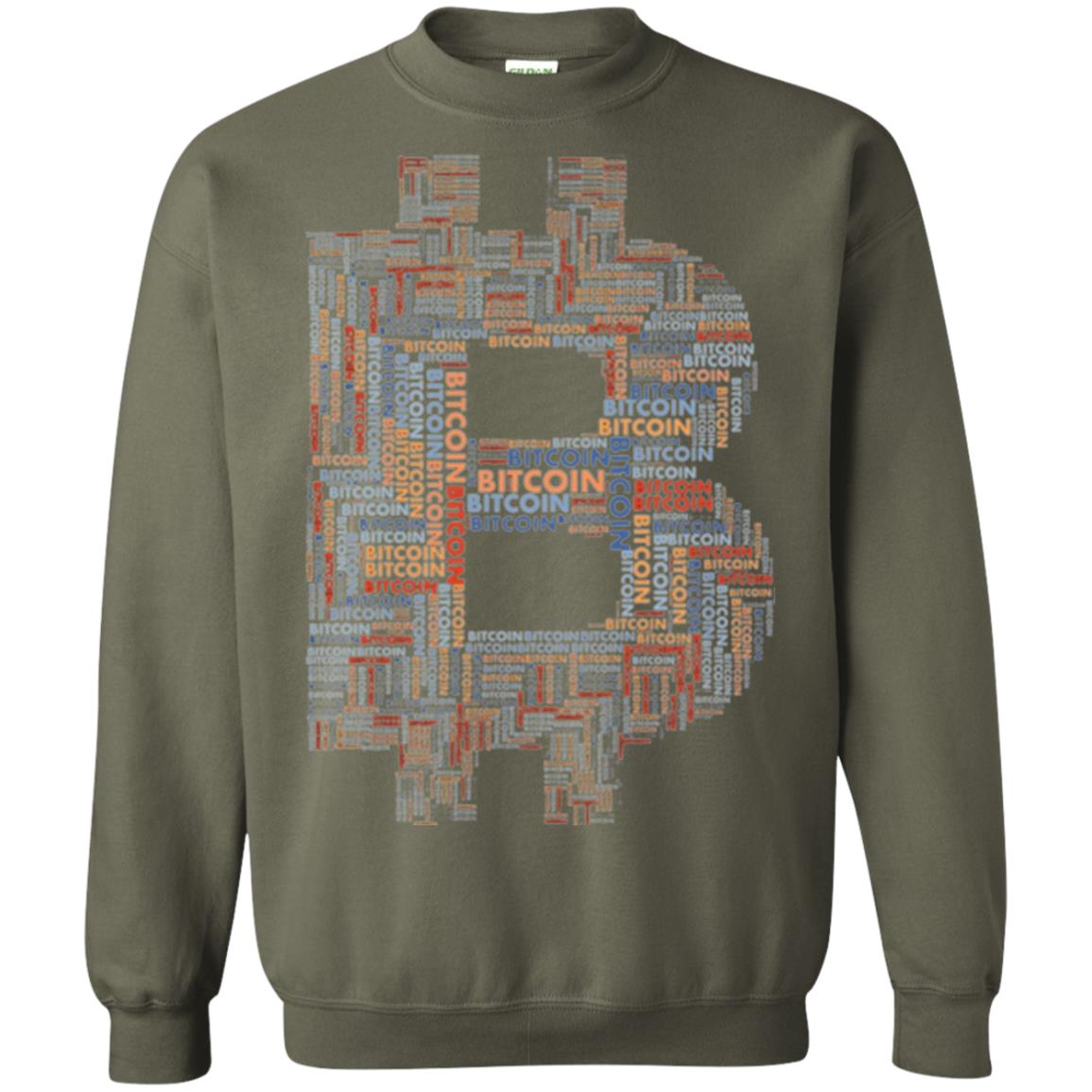 Bitcoin T-shirt Military Green