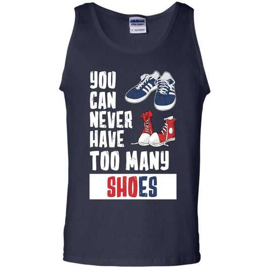 You Can Never Have Too Many Shoes Shirt Navy