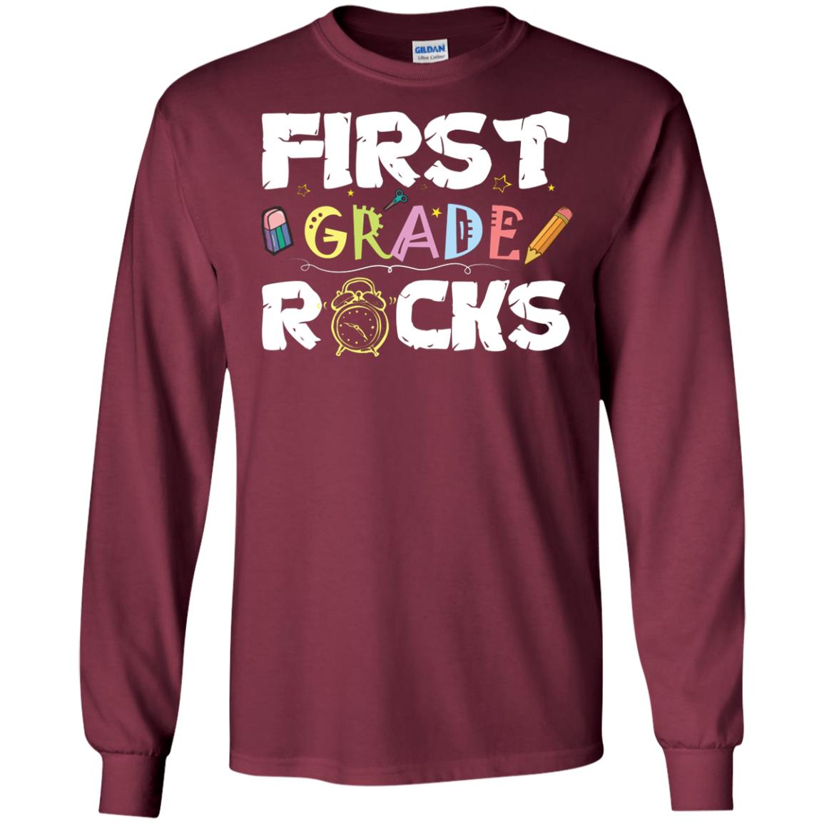 First Grade Shirt 1st Grade 2018 Shirt Maroon