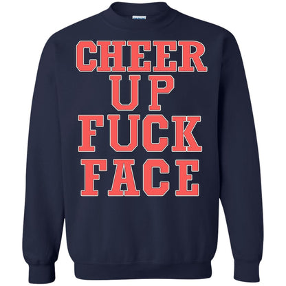 Cheer Up Face Shirt Navy