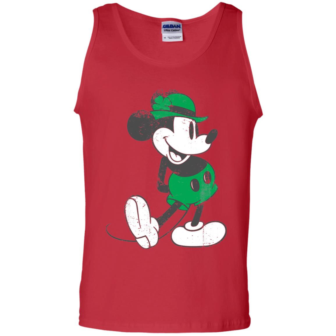 Mickey Mouse St. Patrick_s Day T-shirt Red