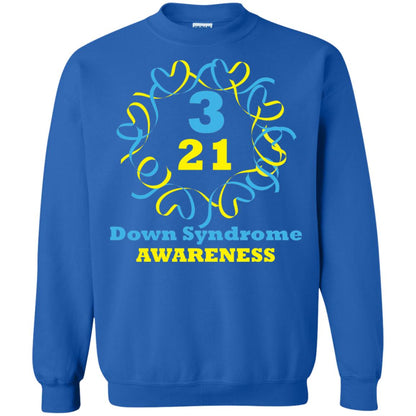 Down Syndrome Awareness T Shirt Royal