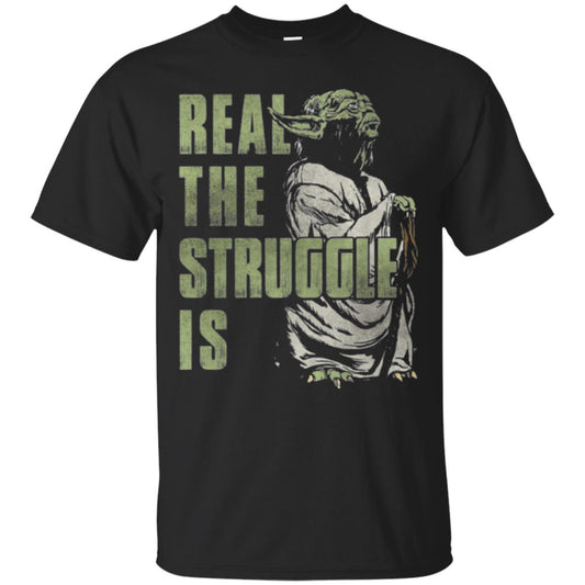 Real The Struggle Is T-shirt Black