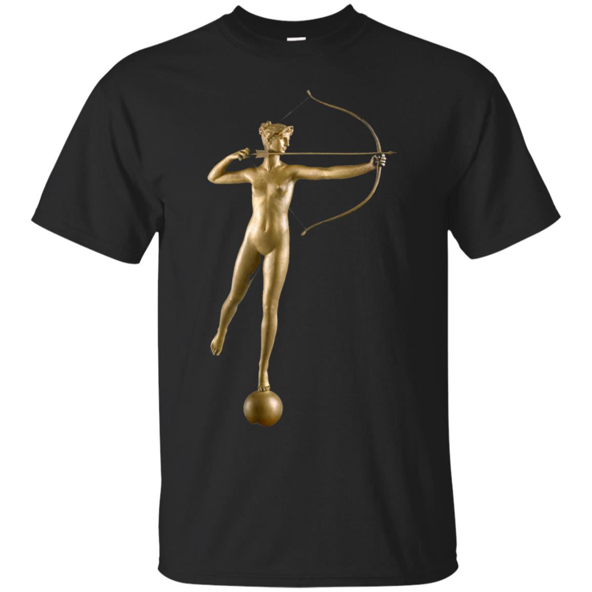 Mythology T-shirt Artemis Greek Goddess Black