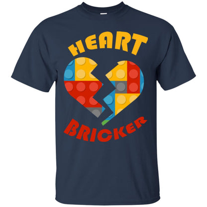 Heart Bricker Shirt Navy
