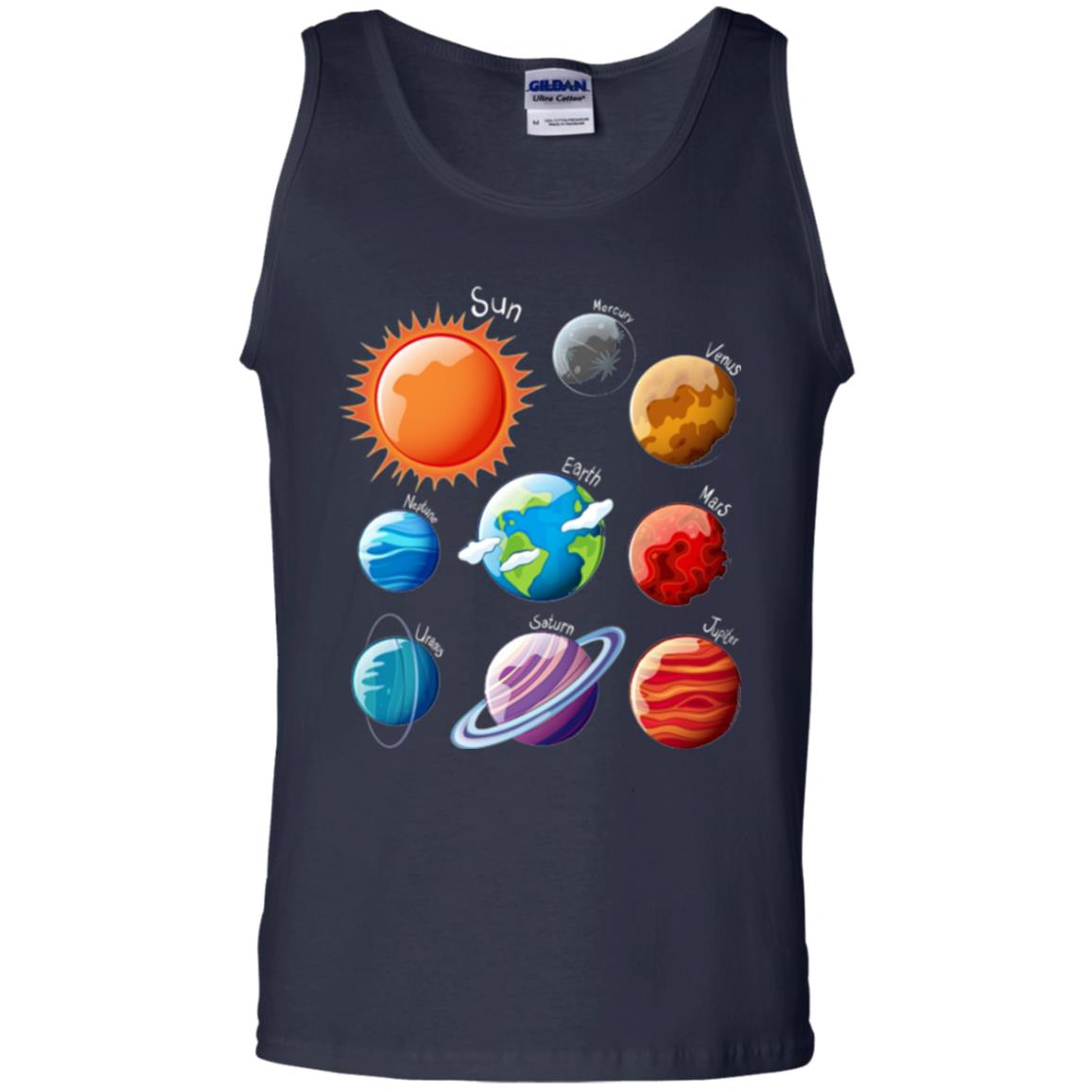 Solar System Planets T-shirt Navy