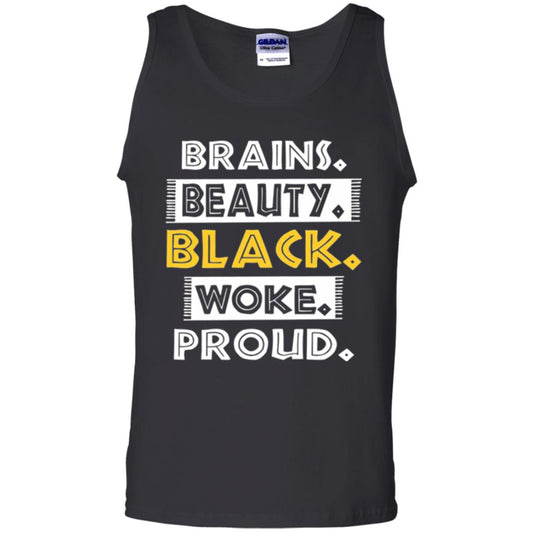 Educated Melanin T-shirt Brains Beauty Black Woke Proud Black