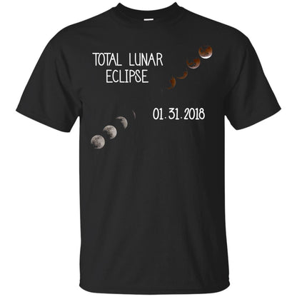 Total Lunar Eclipse 01-31-2018 Celebration Shirt Black