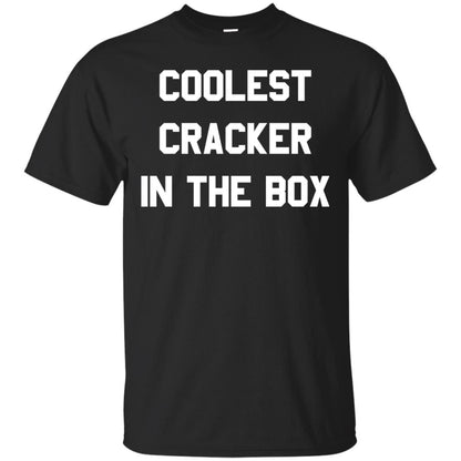 Coolest Cracker In The Box T-shirt Black