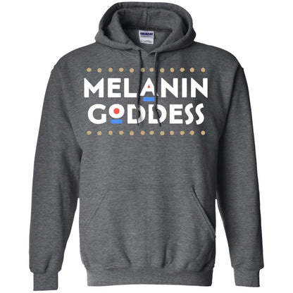 Melanin Goddess African T-shirt Black Girl Poppin_ Dark Heather