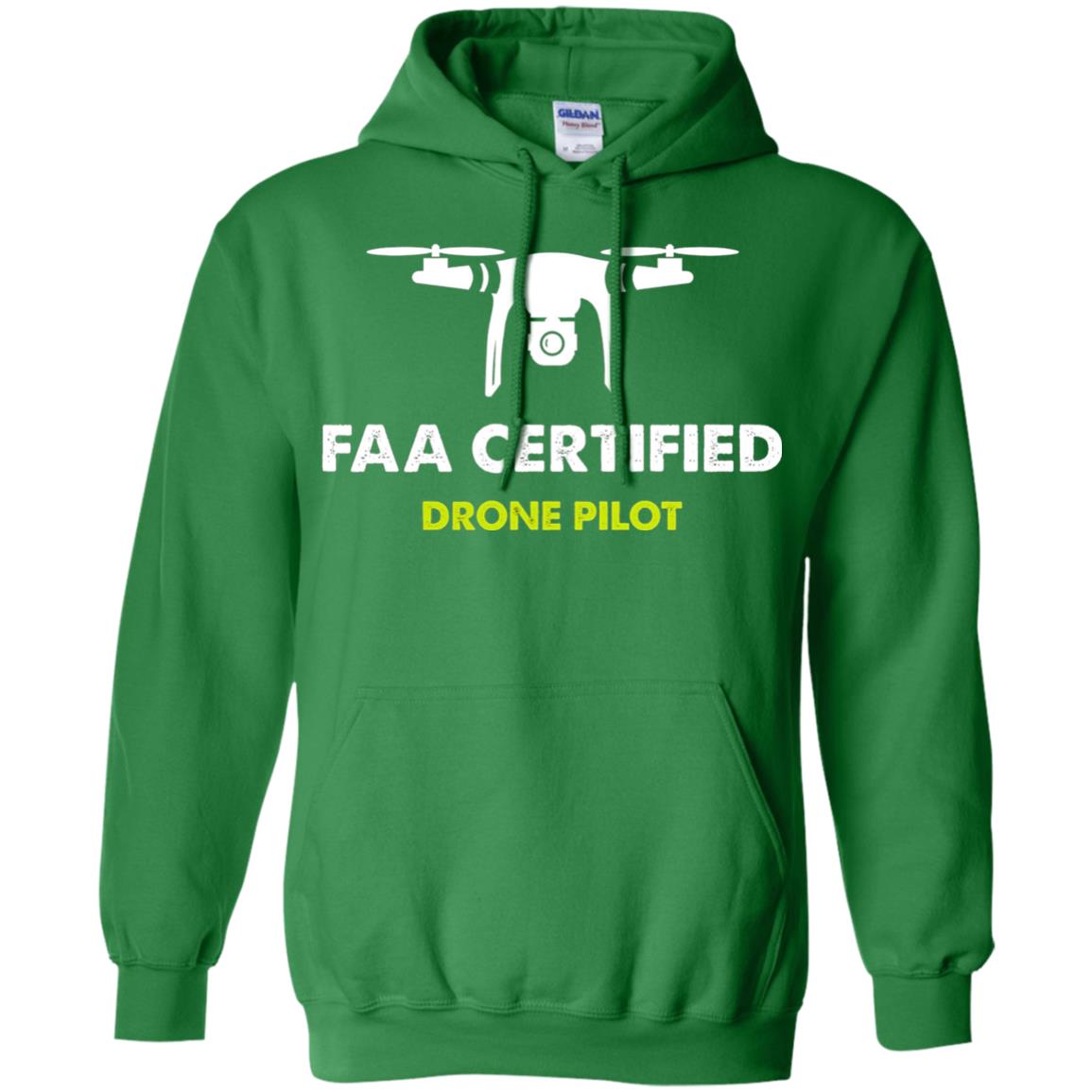 Faa Certified Drone Pilot T-shirt Irish Green